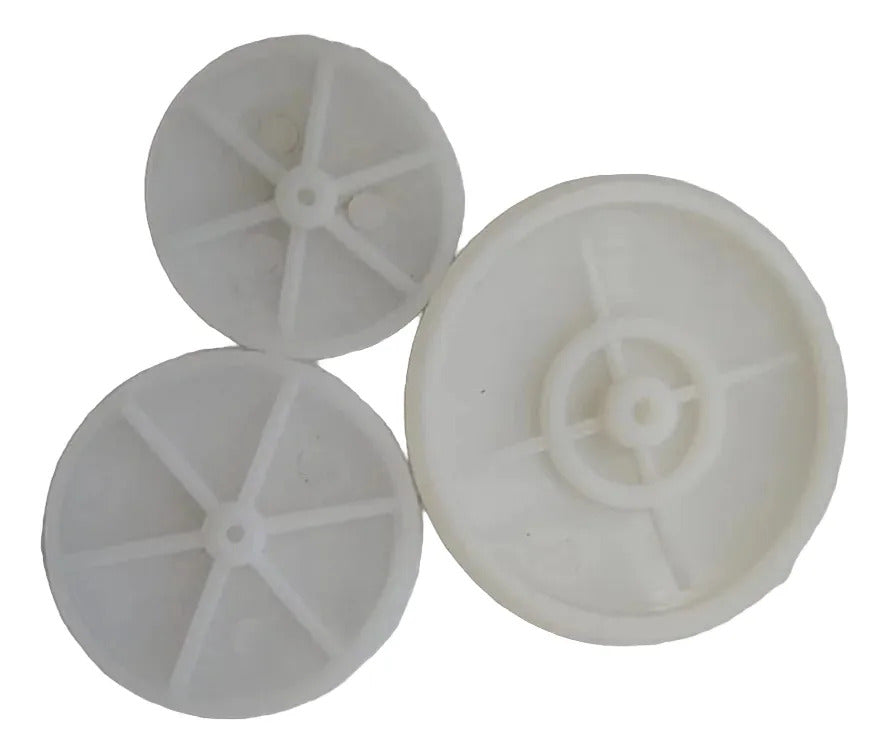 Platillos Plástico Para Calefón Con Multiválvulas 32-38-52mm