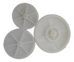 Platillos Plástico Para Calefón Con Multiválvulas 32-38-52mm