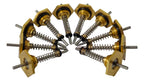 5 Prensas Estopa 10mm/m10 Calefon Trotter/mademsa Blanco