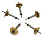 5 Prensas Estopa 10mm/m10 Calefon Trotter/mademsa Blanco
