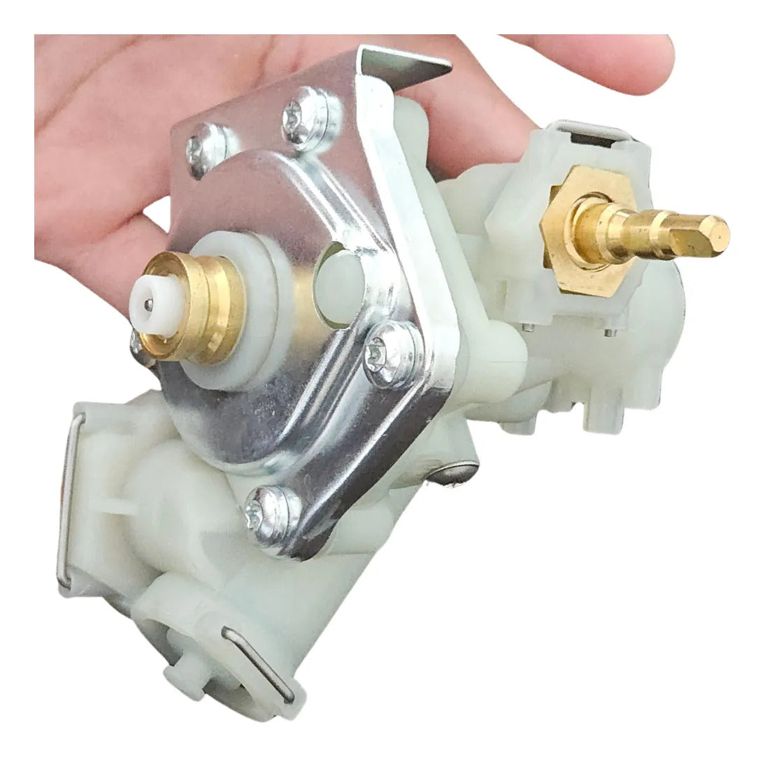 Cuerpo/valvula De Agua Calefón Junkers/bosch Wr11/wr16 (1u.) Blanco Glp