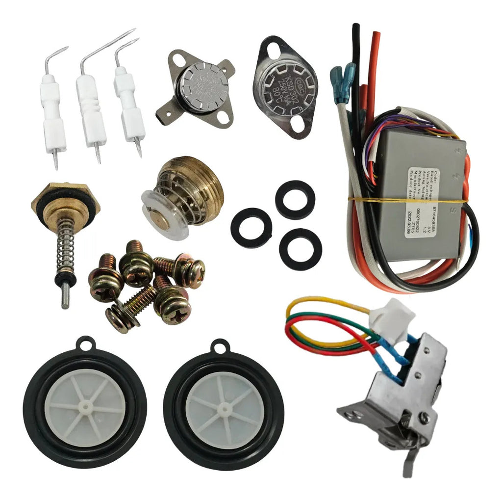 Kit Mantención Reparación Calefon Junkers Neckar W5, W7 Blanco Glp