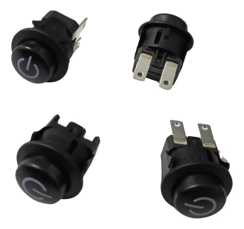 Interruptor Pulsador Calefont Splendid (10 Unidad). Blanco