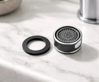 Aireador He De 24mm Universal Con Goma 15 Unidades Plateado Cromado