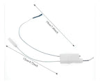 Conjunto Doble De Bujias Calefon Ionizado Junkers/bosch Blanco Glp