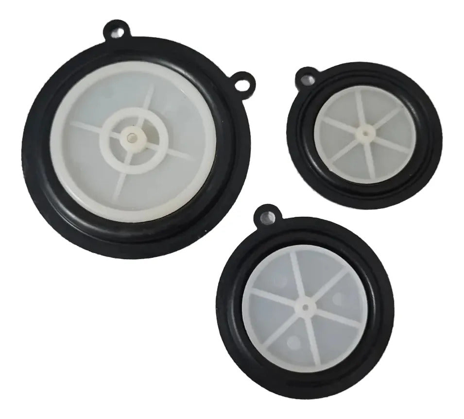 3 Repuesto Calefon Membrana 50-54-73mm Con Platillo Plastico