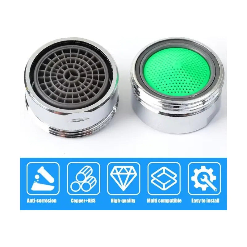 Aireador He De 24mm Universal Con Goma 3 Unidades Plateado