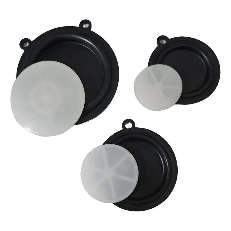 3 Repuesto Calefon Membrana 50-54-73mm Con Platillo Plastico