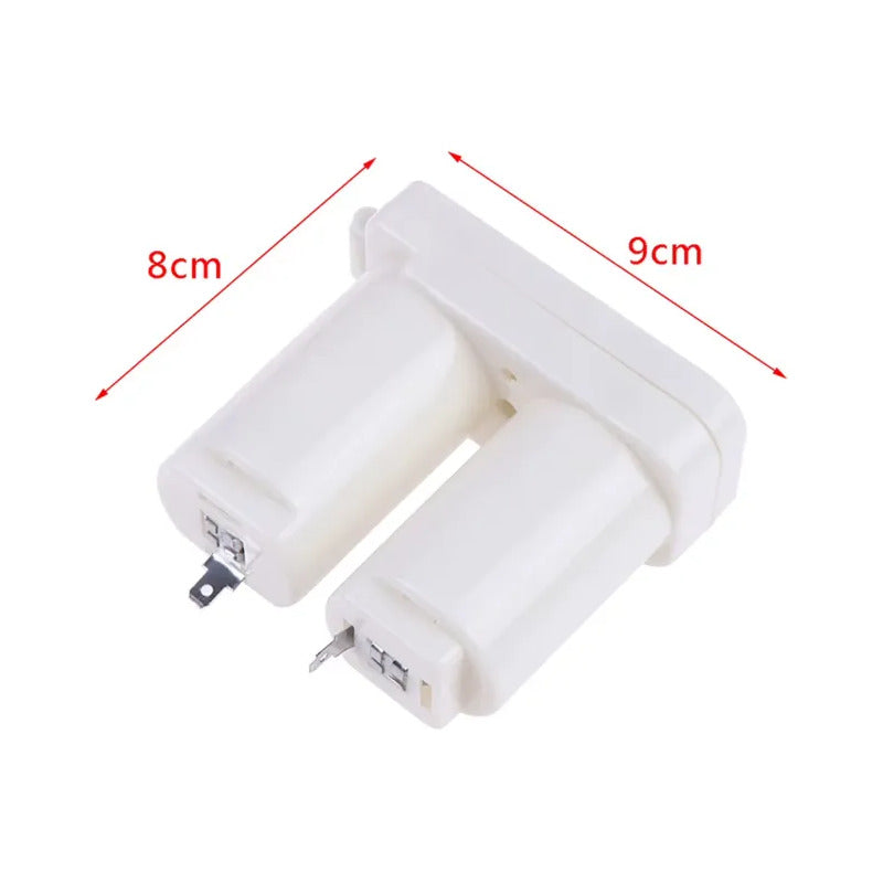Caja De Pilas Calefont Mademsa Splendid Portapilas Universal Blanco Glp