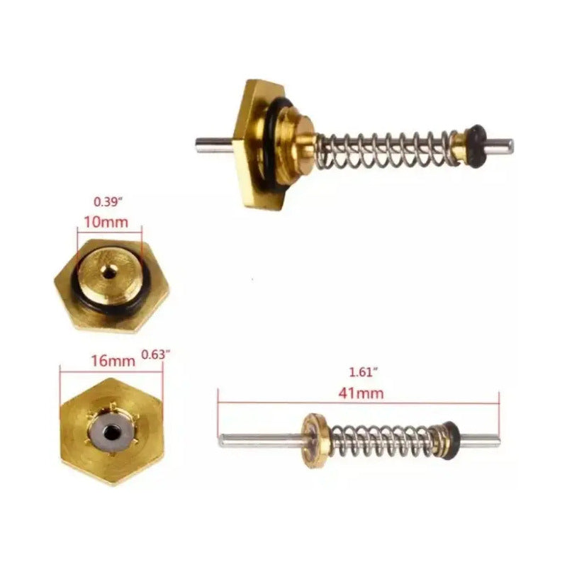 Prensa Estopa 10mm Calefon - Sello Cromado (10 Uds)