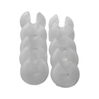 50 Platillos Plástico Estabilizador M18 - Calefon Blanco Glp