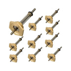 Pack 10 Prensa Estopa 12mm Para Calefont Sello Cromado
